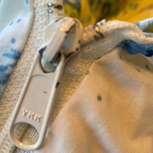 Vintage COMING HOME Blue Roses and 'Bows-es' Reversible Sleeping Bag and Sack - Picture 8 of 9